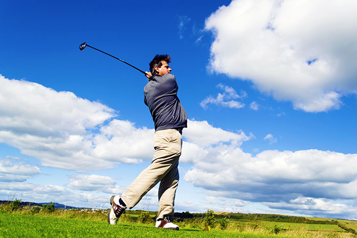 golf-injuries-golfers-elbow-golf-swing The average golfer typically plays approximately 37 rounds per year and spends many more days practicing, so it is not surprising that the rate of golf injuries is on the rise.
