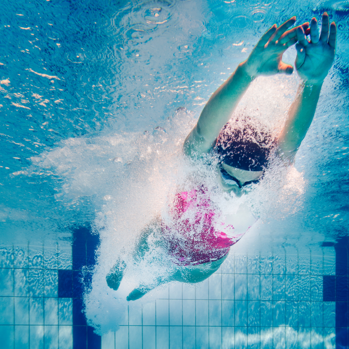 swimming helps pain management